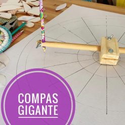 Compas Gigante de Madera Nueva Medida!!! 46cm