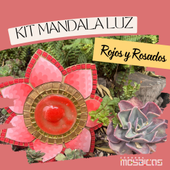 Alternative view of KIT MATERIALES MANDALA LUZ BASE DE CHAPA
