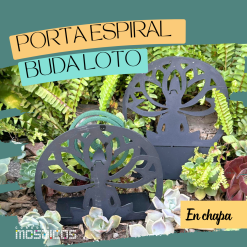 Porta Espiral Buda Loto de Chapa