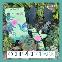 Colibrí de chapa para colgar ❤