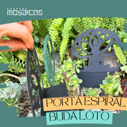 Alternative view of Porta Espiral Buda Loto de Chapa