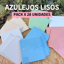 Pack x 28 Azulejos Lisos