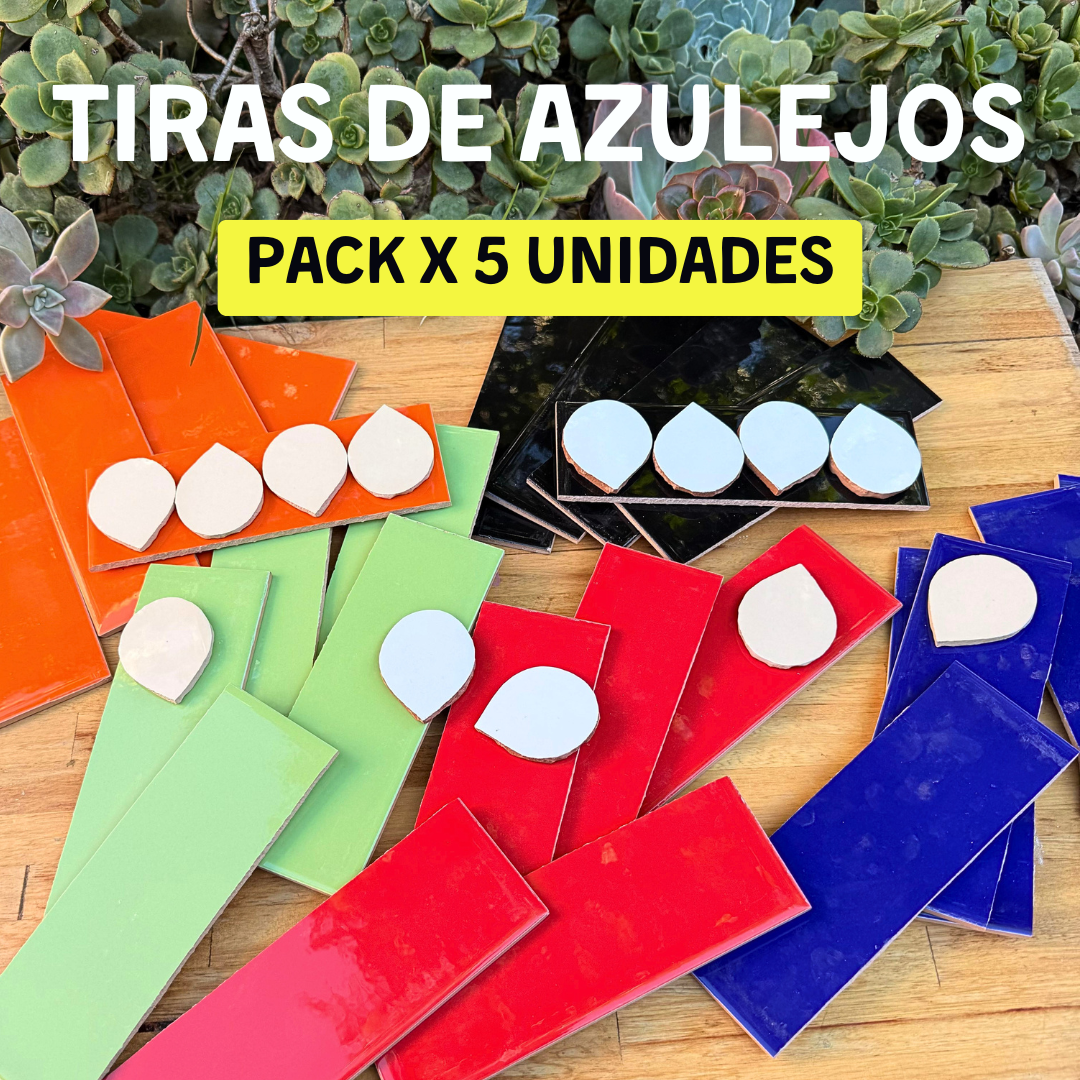 Tiras de Azulejos pack x 5 unid.